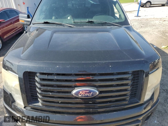 2012 Ford F-150 XL with VIN 1FTFW1ET0CFB06984, listed as a Copart auction lot 61338755 with 204,847 mi miles and Salvage title. Bid and sale history available at DreamBid. Image 11.