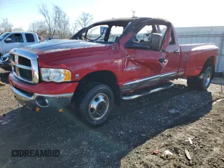 2005 Dodge 3500 SLT with VIN 3D7MS48C95G707768, listed as a Copart auction lot 42542925 with Not Provided miles and Non Repairable. Bid and sale history available at carsss.com. Image 1.