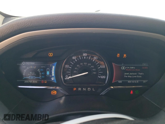 2015 Lincoln MKZ Hybrid z VIN 3LN6L2LU2FR607548, wystawiony jako Copart lot #61922775 z przebiegiem 255 797 mil mil oraz Szkoda całkowita • Salvage title. Historia ofert i sprzedaży dostępna na DreamBid. Obrazek 9.