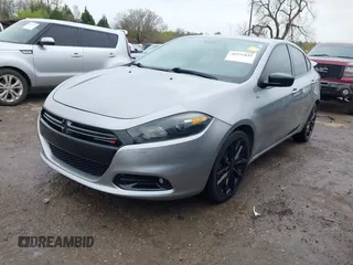 2016 Dodge Dart SXT Sport with VIN 1C3CDFFA4GD802093, listed as a IAAI auction lot 41972832 with 33,563 mi miles. Bid and sale history available at carsss.com. Image 18.
