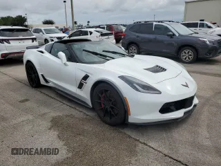 2019 Chevrolet Corvette Grand Sport 2LT with VIN 1G1YY2D71K5100492, listed as a Copart auction lot 74899774 with 0 mi miles and Non Repairable. Bid and sale history available at carsss.com. Image 4.