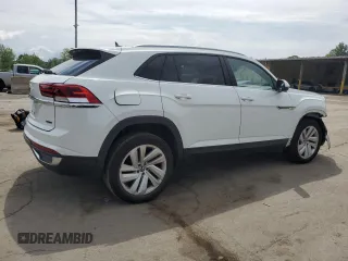 2020 Volkswagen Atlas SE with VIN 1V26C2CA9LC203648, listed as a Copart auction lot 63848285 with 45,352 mi miles and Salvage title. Bid and sale history available at DreamBid. Image 3.