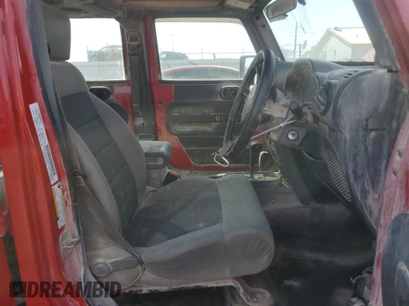 2009 Jeep Wrangler Unlimited X with VIN 1J4GZ39129L711934, listed as a Copart auction lot 47005105 with 423,135 mi miles and Salvage Title. Bid and sale history available at carsss.com. Image 7.