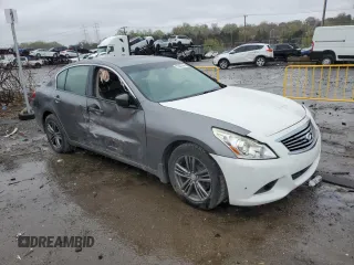2012 Infiniti G37 x with VIN JN1CV6AR2CM680143, listed as a Copart auction lot 52567945 with 136,905 mi miles and Salvage Title. Bid and sale history available at DreamBid. Image 4.