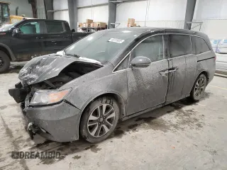 2016 Honda Odyssey Touring Elite with VIN 5FNRL5H95GB153547, listed as a Copart auction lot 45318635 with Not Provided miles and Salvage Title. Bid and sale history available at carsss.com. Image 1.