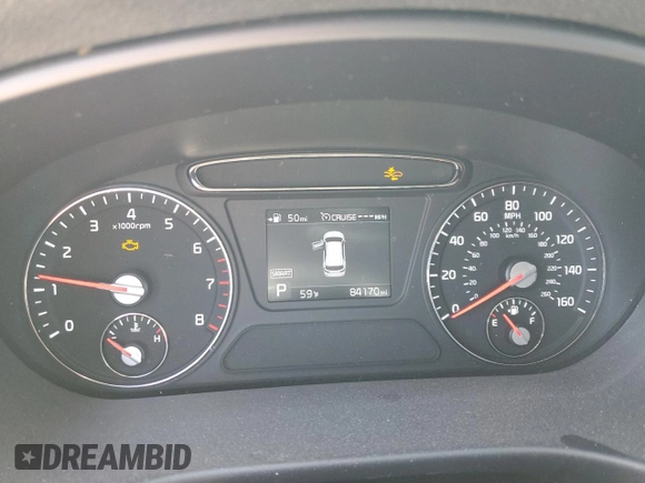 2020 Kia Sorento LX V6 with VIN 5XYPGDA55LG696915, listed as a Copart auction lot 49315785 with 84,170 mi miles and Salvage Title. Bid and sale history available at carsss.com. Image 9.