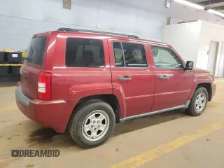2007 Jeep Patriot Sport with VIN 1J8FT28W67D358205, listed as a Copart auction lot 52323215 with 133,212 mi miles and Salvage Title. Bid and sale history available at DreamBid. Image 3.