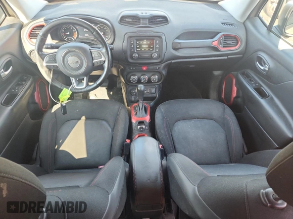 2015 Jeep Renegade Trailhawk with VIN ZACCJBCT0FPB59921, listed as a Copart auction lot 64270935 with 84,906 mi miles and Salvage title. Bid and sale history available at DreamBid. Image 8.