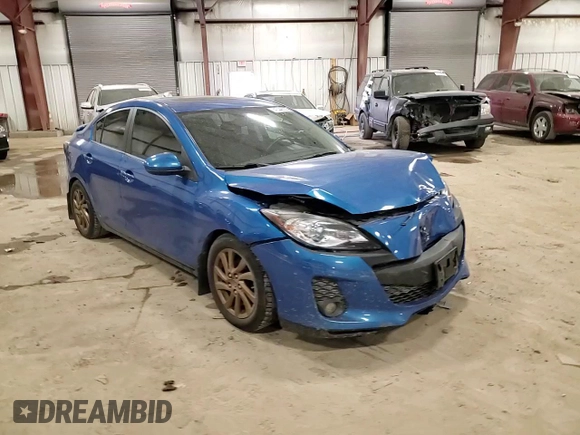 2012 Mazda 3 i Grand Touring with VIN JM1BL1W72C1530009, listed as a Copart auction lot 47448025 with 105,445 mi miles and Salvage Title. Bid and sale history available at carsss.com. Image 11.