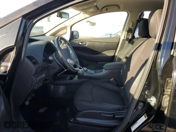 2015 Nissan LEAF SV with VIN 1N4AZ0CP8FC304841, listed as a Copart auction lot 75854863 with 58,077 mi miles and . Bid and sale history available at DreamBid. Image 7.