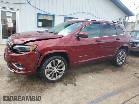 2019 Jeep Cherokee Overland с VIN 1C4PJMJN6KD174101, выставлен на аукционе Copart как лот 63122515 с пробегом 60 405 миль миль и Списание • Salvage title. История ставок и продаж доступна на DreamBid. Изображение 1.