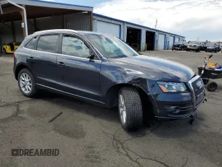 2012 Audi Q5 Premium Plus with VIN WA1LFAFP9CA112682, listed as a Copart auction lot 60702555 with 119,214 mi miles and Salvage title. Bid and sale history available at DreamBid. Image 4.