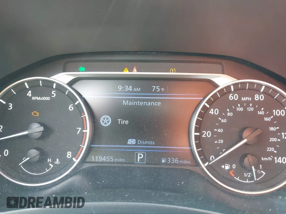 2019 Nissan Altima S z VIN 1N4BL4BVXKN313732, wystawiony jako IAAI lot #42249605 z przebiegiem 119 455 mil mil oraz . Historia ofert i sprzedaży dostępna na DreamBid. Obrazek 7.
