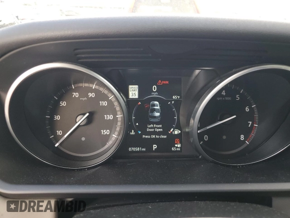2017 Land Rover Discovery HSE with VIN SALRRBBV1HA013324, listed as a Copart auction lot 71304454 with 70,581 mi miles and Salvage Title. Bid and sale history available at carsss.com. Image 9.
