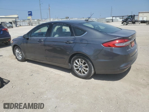 2017 Ford Fusion S with VIN 3FA6P0G7XHR186799, listed as a Copart auction lot 49870325 with 92,021 mi miles and Salvage Title. Bid and sale history available at DreamBid. Image 2.