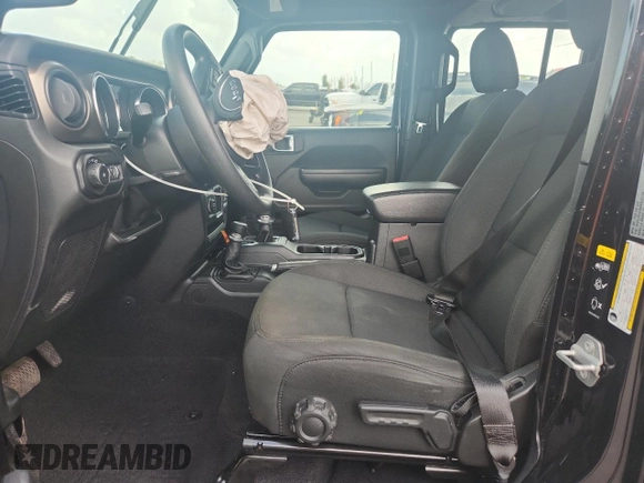 2021 Jeep Wrangler Unlimited Sport S z VIN 1C4HJXDG4MW512119, wystawiony jako Copart lot #60683155 z przebiegiem 44 578 mil mil oraz Szkoda całkowita • Salvage title. Historia ofert i sprzedaży dostępna na DreamBid. Obrazek 7.