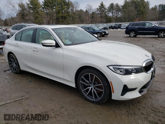 2019 BMW 3 Series 330i xDrive with VIN 3MW5R7J50K8B03200, listed as a Copart auction lot 46158365 with 67,827 mi miles and Salvage Title. Bid and sale history available at DreamBid. Image 4.