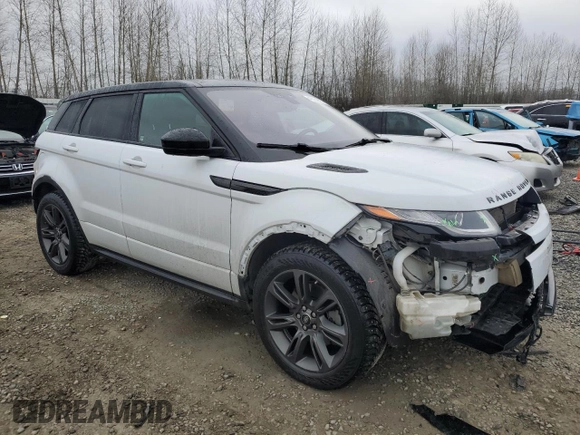 2018 Land Rover Range Rover Evoque SE Premium with VIN SALVC2RX0JH321380, listed as a Copart auction lot 43284025 with 53,788 mi miles and Salvage Title. Bid and sale history available at DreamBid. Image 4.
