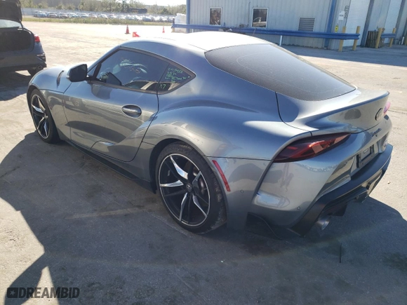 2022 Toyota GR Supra 3.0 with VIN WZ1DB0C05NW047232, listed as a Copart auction lot 40346433 with 15,022 mi miles. Bid and sale history available at carsss.com. Image 2.