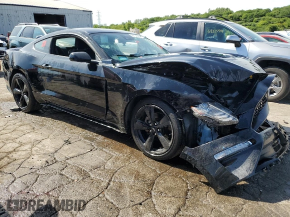 2021 Ford Mustang EcoBoost with VIN 1FA6P8TH4M5103605, listed as a Copart auction lot 58730594 with 63,996 mi miles and Salvage Title. Bid and sale history available at carsss.com. Image 4.