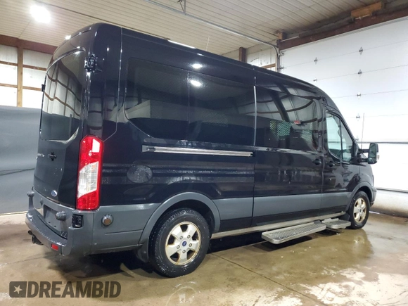 2017 Ford Transit XL z VIN 1FBAX2CM3HKA15011, wystawiony jako Copart lot #51635515 z przebiegiem 96 622 mil mil oraz Czysty tytuł • Clean title. Historia ofert i sprzedaży dostępna na DreamBid. Obrazek 3.