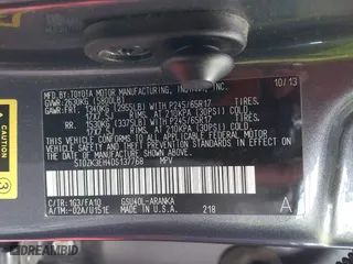 2013 Toyota Highlander with VIN 5TDZK3EH4DS137768, listed as a IAAI auction lot 41399693 with 179,372 mi miles. Bid and sale history available at carsss.com. Image 9.