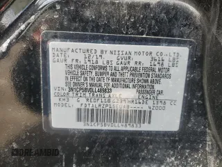 2020 Nissan Kicks S with VIN 3N1CP5BV0LL489833, listed as a Copart auction lot 46720205 with 89,602 mi miles and Salvage Title. Bid and sale history available at carsss.com. Image 12.