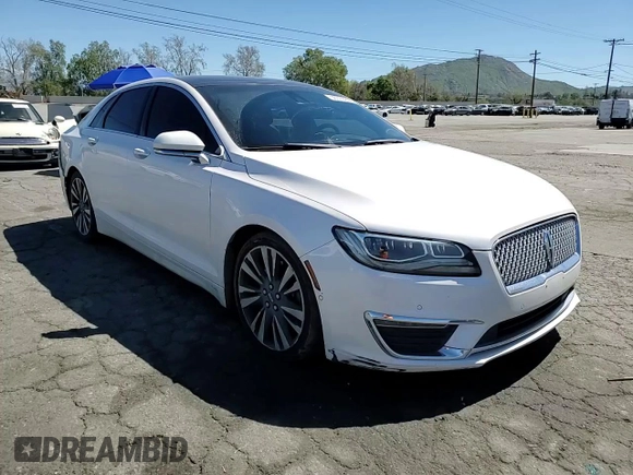 2017 Lincoln MKZ Reserve with VIN 3LN6L5FC1HR612909, listed as a Copart auction lot 50379995 with 109,242 mi miles and Salvage title. Bid and sale history available at DreamBid. Image 10.