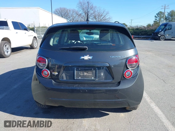 2014 Chevrolet Sonic LT with VIN 1G1JC6SH3E4203331, listed as a IAAI auction lot 41595915 with 161,876 mi miles. Bid and sale history available at carsss.com. Image 16.