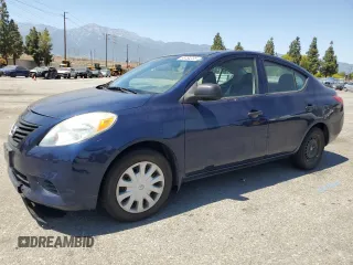 2012 Nissan Versa S with VIN 3N1CN7AP1CL846134, listed as a Copart auction lot 58780235 with 97,878 mi miles and Salvage title. Bid and sale history available at DreamBid. Image 1.