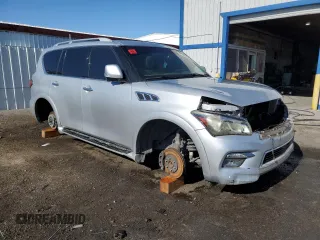 2015 Infiniti QX80 z VIN JN8AZ2NF3F9571753, wystawiony jako Copart lot #55229565 z przebiegiem 115 777 mil mil oraz Czysty tytuł • Clean title. Historia ofert i sprzedaży dostępna na DreamBid. Obrazek 4.