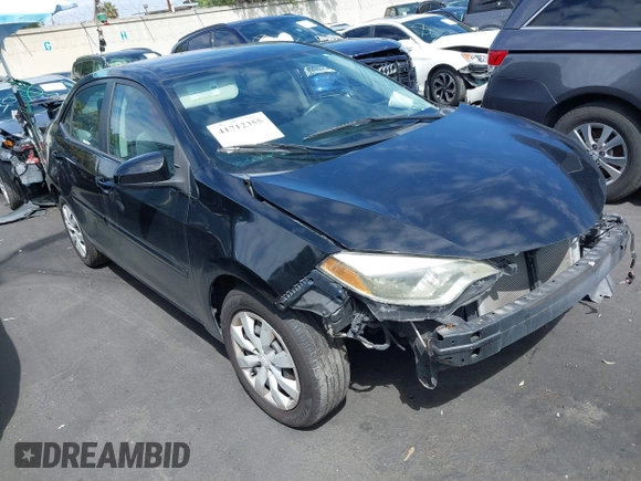 2015 Toyota Corolla L z VIN 2T1BURHE8FC320344, wystawiony jako IAAI lot #41712355 z przebiegiem Nie podano mil oraz . Historia ofert i sprzedaży dostępna na DreamBid. Obrazek 1.