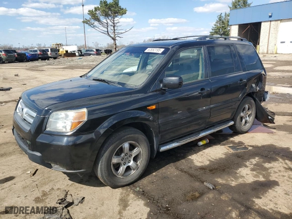 2007 Honda Pilot EX-L with VIN 2HKYF18757H506901, listed as a Copart auction lot 52852195 with 230,908 mi miles and Salvage Title. Bid and sale history available at carsss.com. Image 1.