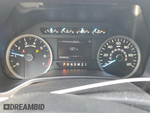 2016 Ford F-150 XLT with VIN 1FTEX1EP2GFD61525, listed as a Copart auction lot 48534085 with 92,859 mi miles and Salvage Title. Bid and sale history available at carsss.com. Image 9.