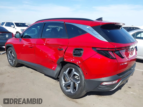 2023 Hyundai Tucson Limited with VIN 5NMJE3AE7PH255868, listed as a IAAI auction lot 41988962 with 14,025 mi miles. Bid and sale history available at carsss.com. Image 3.