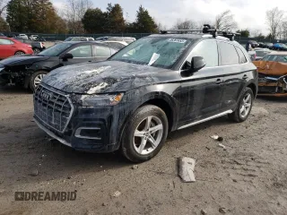 2021 Audi Q5 Premium with VIN WA1AAAFY0M2074513, listed as a Copart auction lot 36267453 with 20,850 mi miles. Bid and sale history available at carsss.com. Image 1.