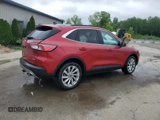 2022 Ford Escape Titanium with VIN 1FMCU9J96NUA09820, listed as a Copart auction lot 62679405 with 37,911 mi miles and Salvage title. Bid and sale history available at DreamBid. Image 3.