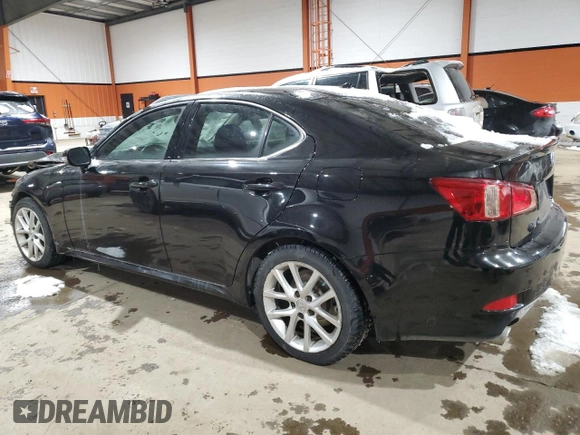 2011 Lexus IS 350 with VIN JTHCE5C22B5000532, listed as a Copart auction lot 46099055 with 201,651 mi miles and Salvage title. Bid and sale history available at DreamBid. Image 2.