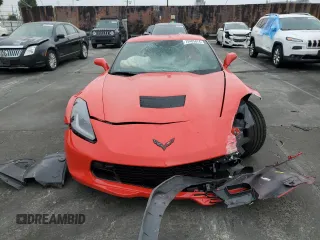 2017 Chevrolet Corvette Grand Sport 2LT with VIN 1G1YY2D79H5112303, listed as a Copart auction lot 73405874 with 23,745 mi miles and Salvage Title. Bid and sale history available at carsss.com. Image 5.