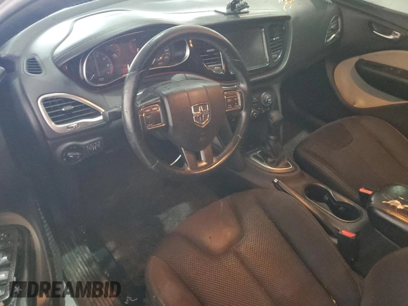 2015 Dodge Dart SXT with VIN 1C3CDFBB4FD112910, listed as a Copart auction lot 55922985 with 197,615 mi miles and Salvage title. Bid and sale history available at DreamBid. Image 8.
