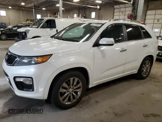 2011 Kia Sorento SX with VIN 5XYKW4A28BG133942, listed as a Copart auction lot 50219905 with 143,515 mi miles and Salvage Title. Bid and sale history available at carsss.com. Image 1.