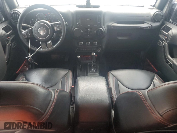 2018 Jeep Wrangler Unlimited Rubicon Recon with VIN 1C4BJWFGXJL814198, listed as a Copart auction lot 59434645 with 43,931 mi miles and Salvage title. Bid and sale history available at DreamBid. Image 8.