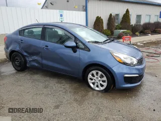 2016 Kia Rio LX with VIN KNADM4A31G6681912, listed as a Copart auction lot 39326664 with 118,230 mi miles and Non Repairable. Bid and sale history available at DreamBid. Image 4.