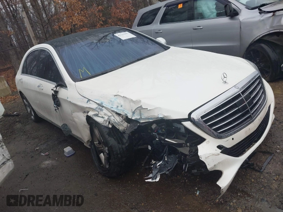 2014 Mercedes-Benz S-Class S 550 with VIN WDDUG8CBXEA052428, listed as a IAAI auction lot 41132291 with 1 mi miles. Bid and sale history available at carsss.com. Image 1.