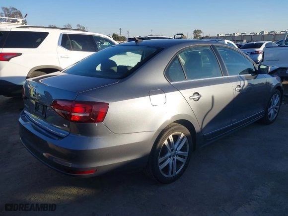 2017 Volkswagen Jetta 1.8T SEL with VIN 3VWL17AJ6HM281074, listed as a IAAI auction lot 41400192 with 43,407 mi miles. Bid and sale history available at carsss.com. Image 4.