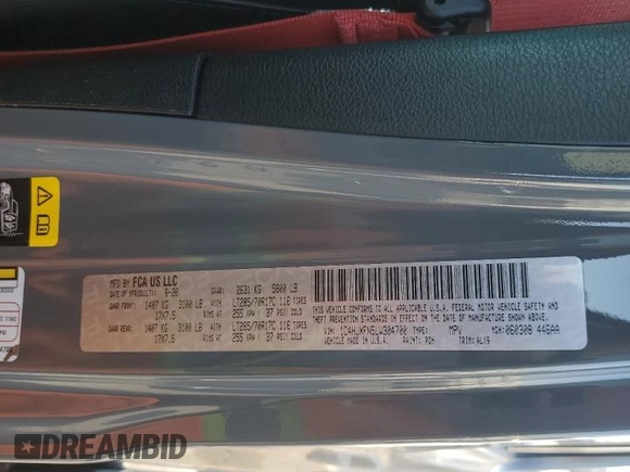 2020 Jeep Wrangler Unlimited Recon with VIN 1C4HJXFN5LW304700, listed as a Copart auction lot 86005334 with 32,786 mi miles and Salvage title. Bid and sale history available at DreamBid. Image 12.