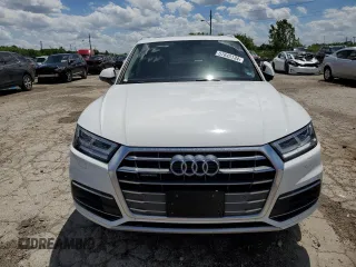 2018 Audi Q5 Premium Plus with VIN WA1BNAFY9J2240760, listed as a Copart auction lot 57845134 with 0 mi miles and Salvage Title. Bid and sale history available at carsss.com. Image 5.