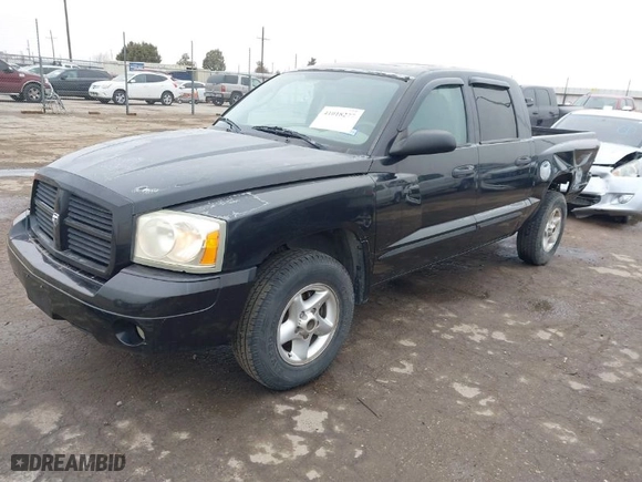 2006 Dodge Dakota SLT with VIN 1D7HE48N16S611010, listed as a IAAI auction lot 41018277 with 182,335 mi miles. Bid and sale history available at carsss.com. Image 2.