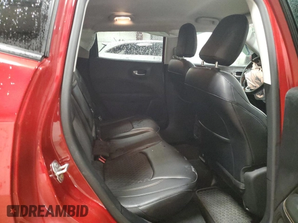 2017 Jeep Compass Latitude with VIN 3C4NJDBB7HT657028, listed as a Copart auction lot 52505255 with 65,482 mi miles and Clean Title. Bid and sale history available at carsss.com. Image 12.