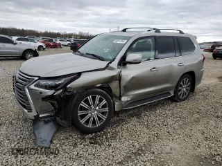2017 Lexus LX with VIN JTJHY7AX9H4232890, listed as a Copart auction lot 86017264 with 125,528 mi miles and Salvage Title. Bid and sale history available at carsss.com. Image 1.